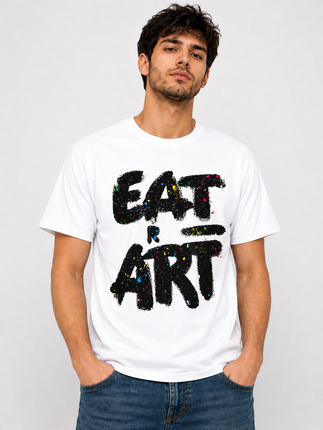 eat&art pure cotton t shirt - Image 3