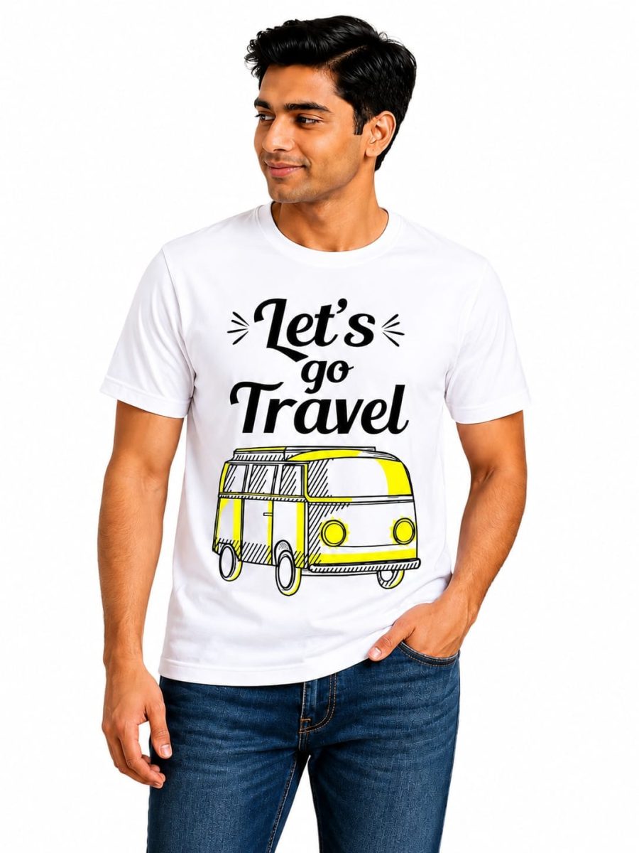 Let's Go Travel Graphic T-Shirt