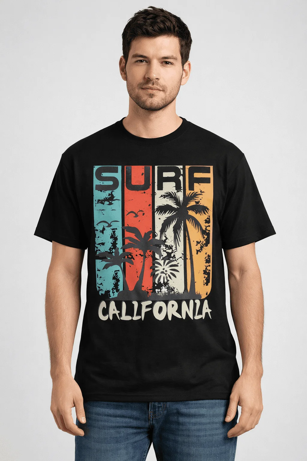 carlifonia surf t shirts