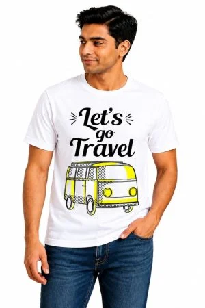 Let's Go Travel Graphic T-Shirt
